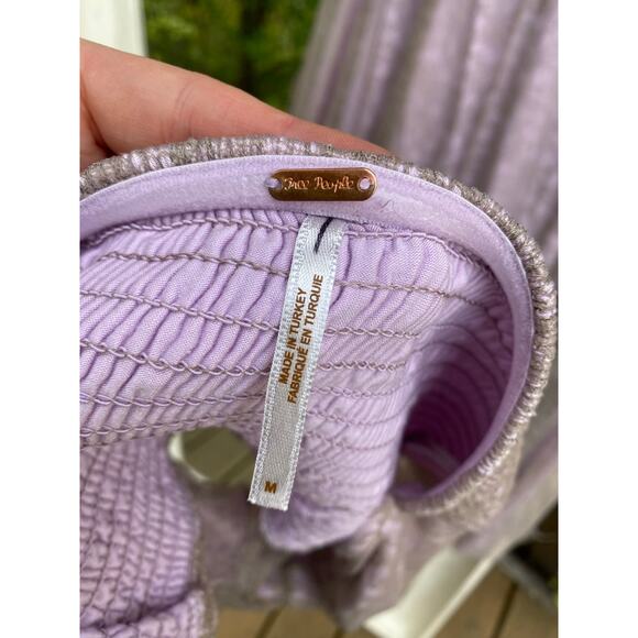 Free People Shape of you lilac lace 2 piece skirt set - Picture 6 of 11